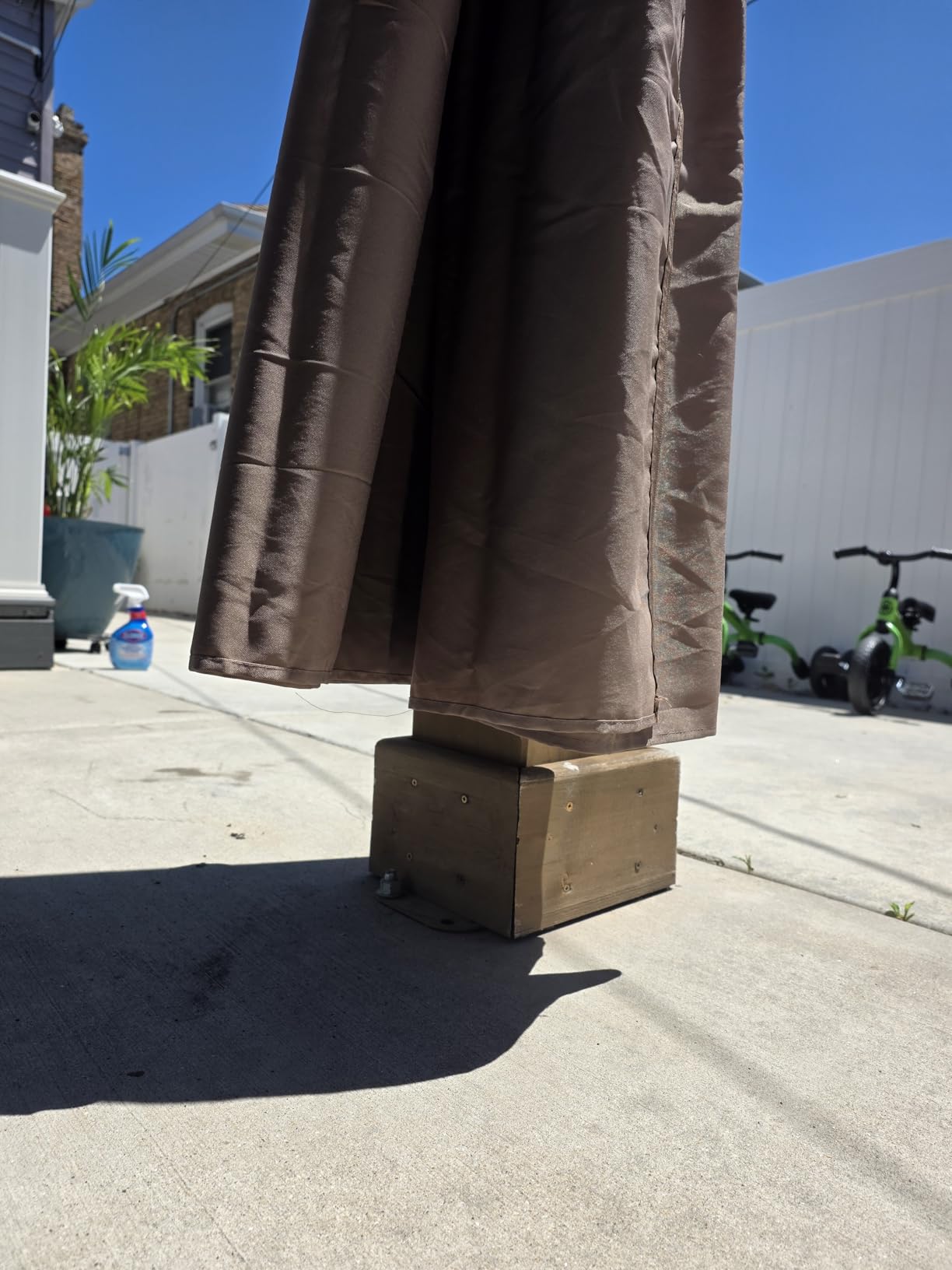 BPS 10'x10' Gazebo Privacy Curtain Replacement, Universal 4-Panel Sidewall customer photo 2