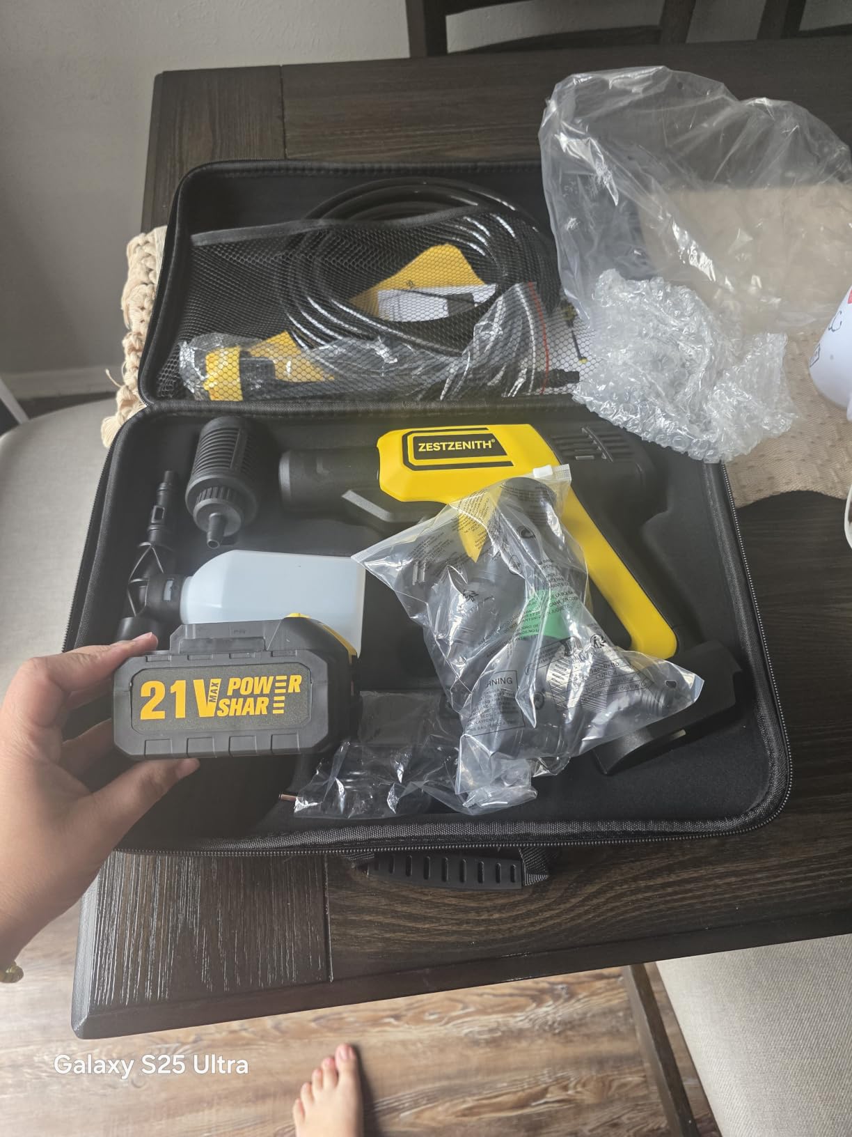 Cordless Pressure Washer Battery Powered, Handheld Cordless Power Washer customer photo 1