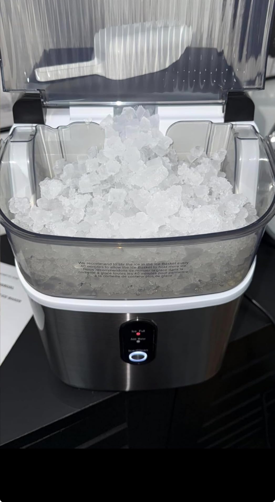 Antarctic Star Nugget Ice Makers Countertop with Chewable Pellet Ice customer photo 2