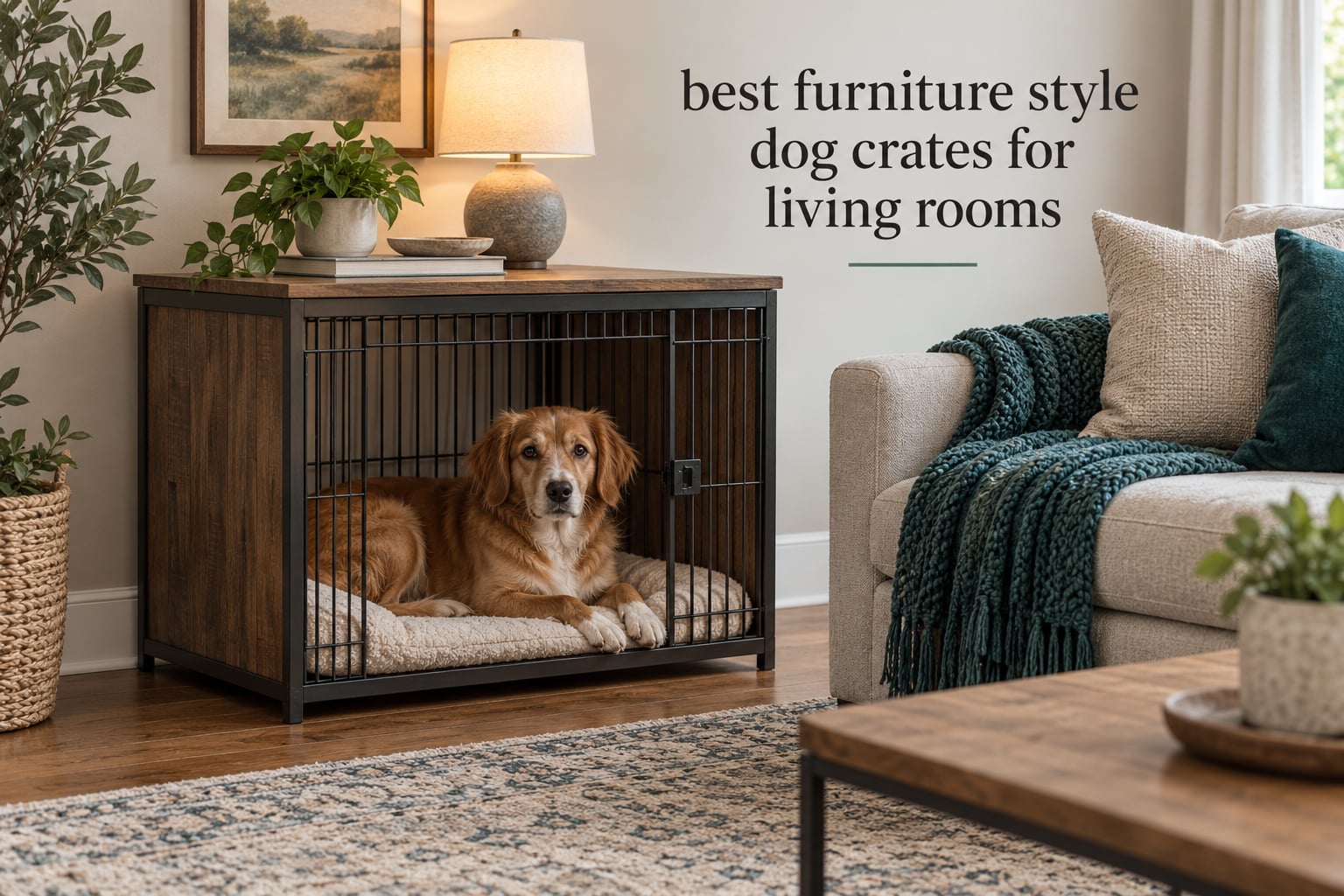 best furniture style dog crates for living rooms