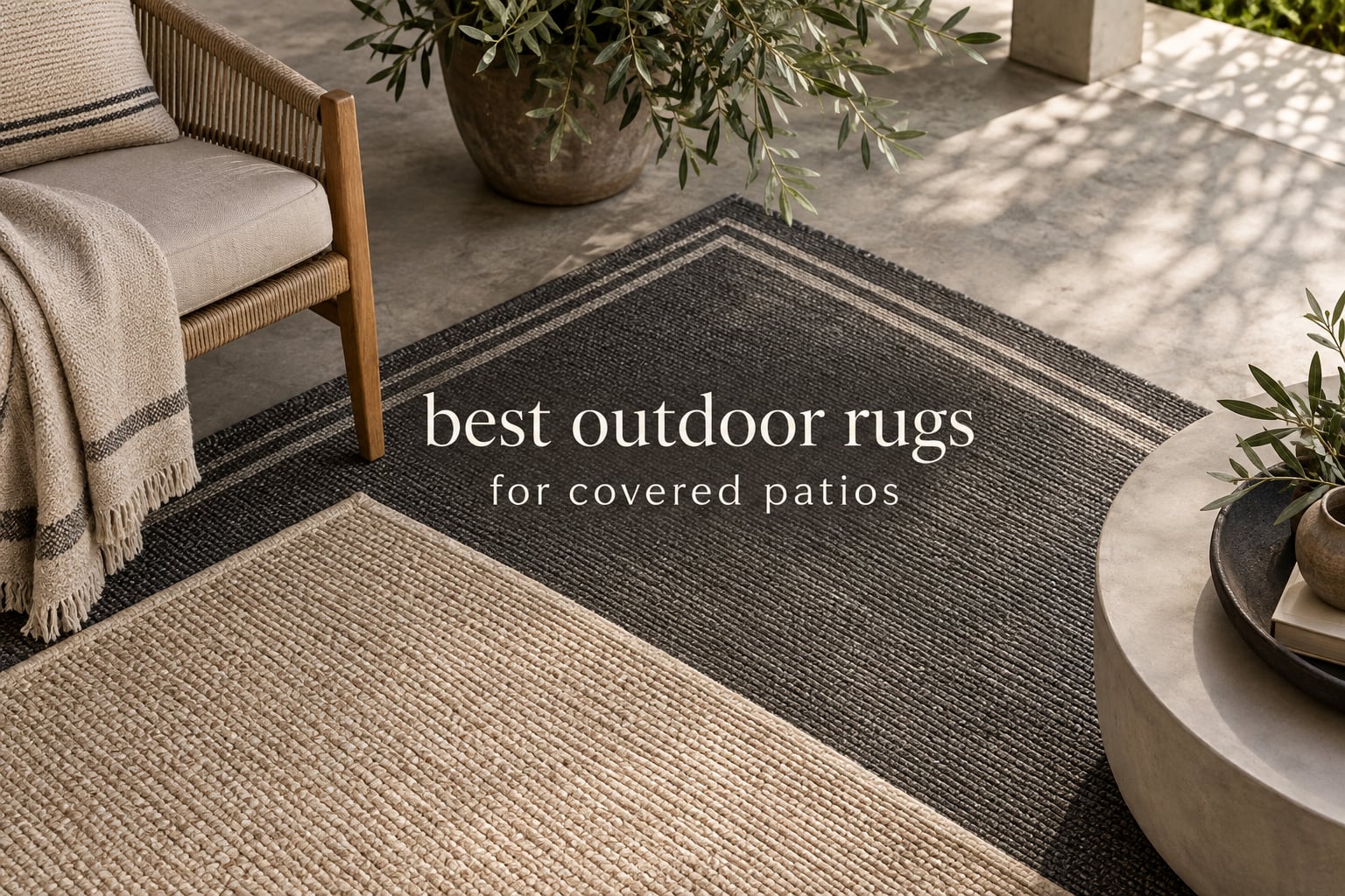 best outdoor rugs for covered patios