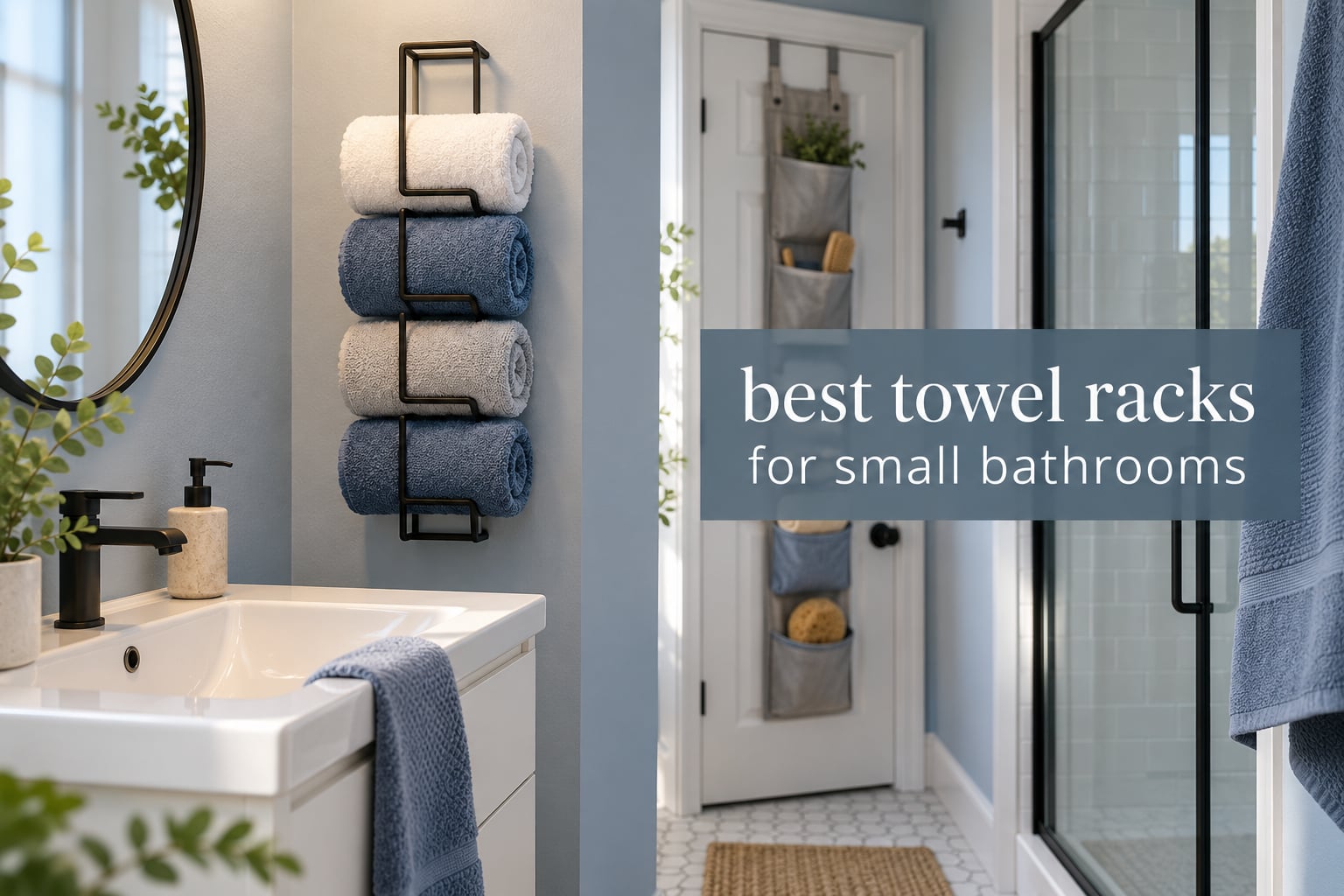 best towel racks for small bathrooms