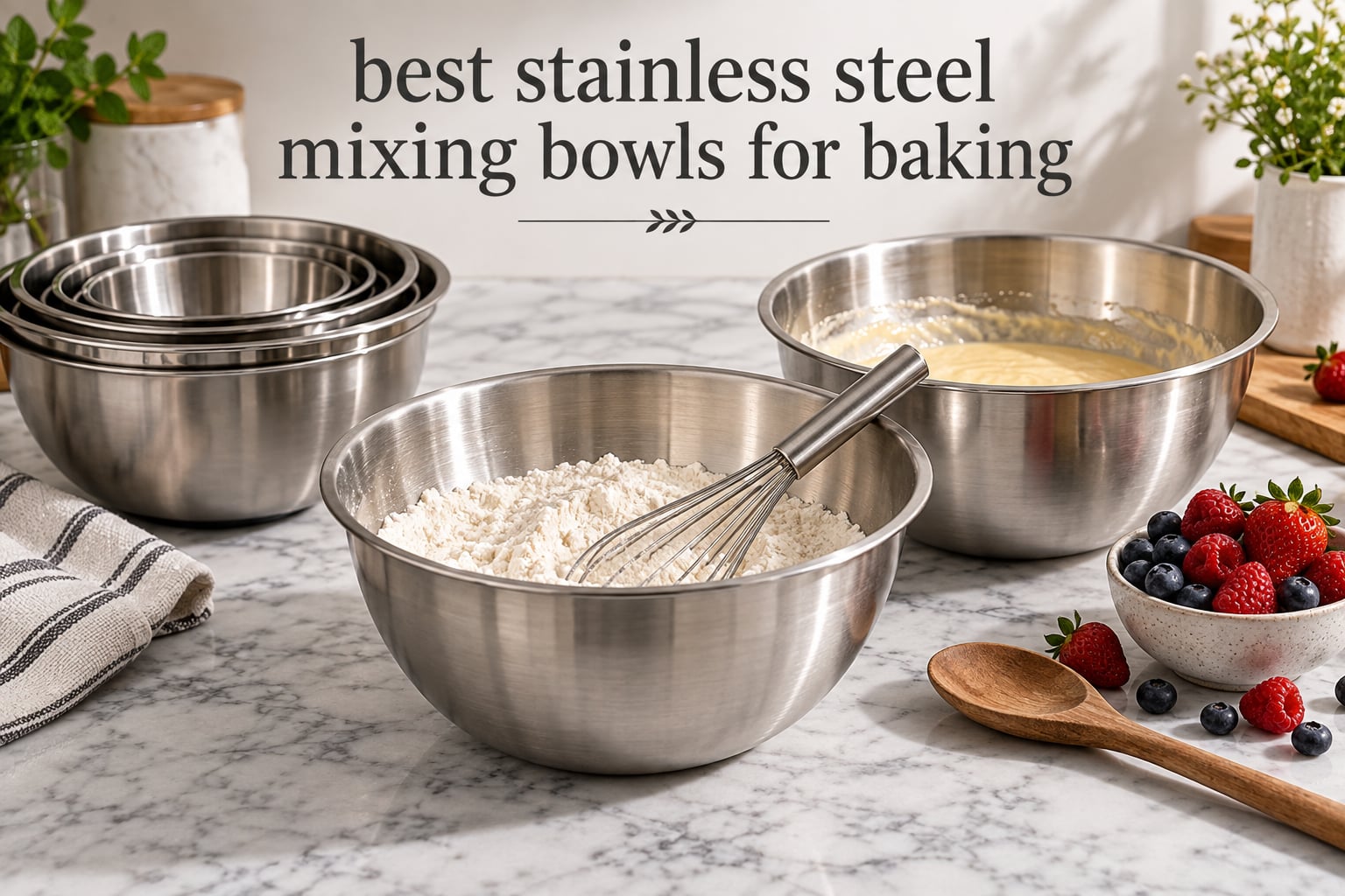 best stainless steel mixing bowls for baking