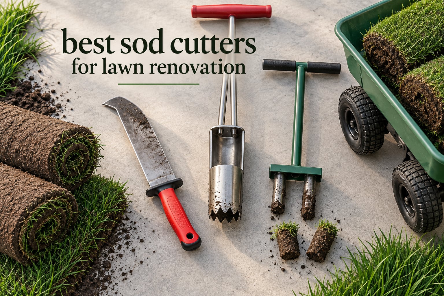 best sod cutters for lawn renovation