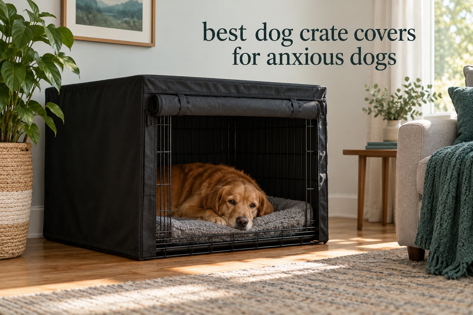 best dog crate covers for anxious dogs