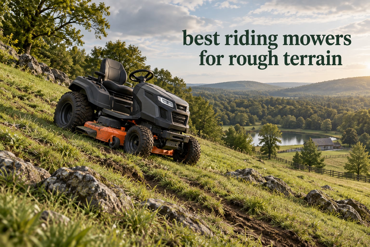 best riding mowers for rough terrain