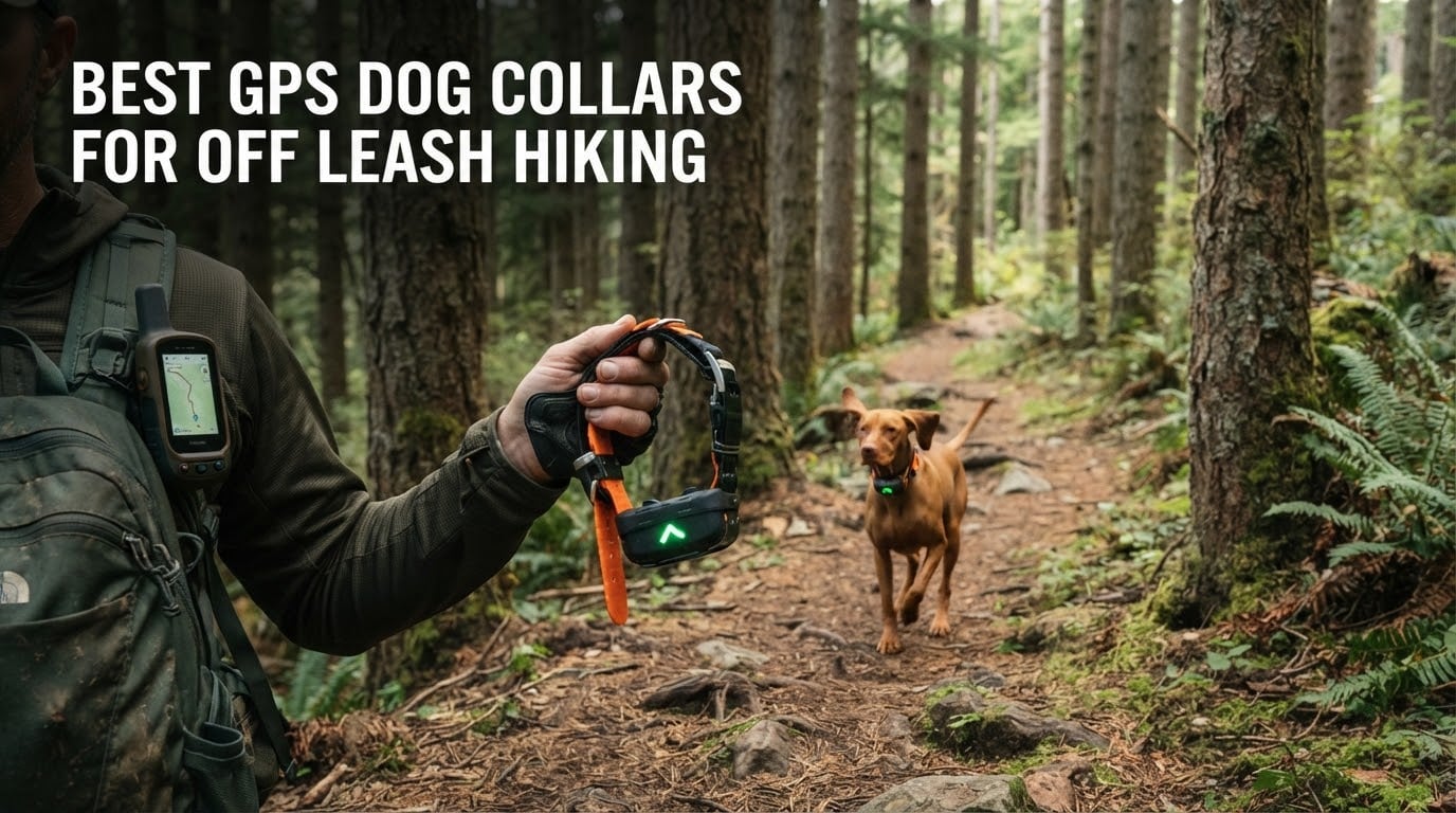 best gps dog collars for off leash hiking