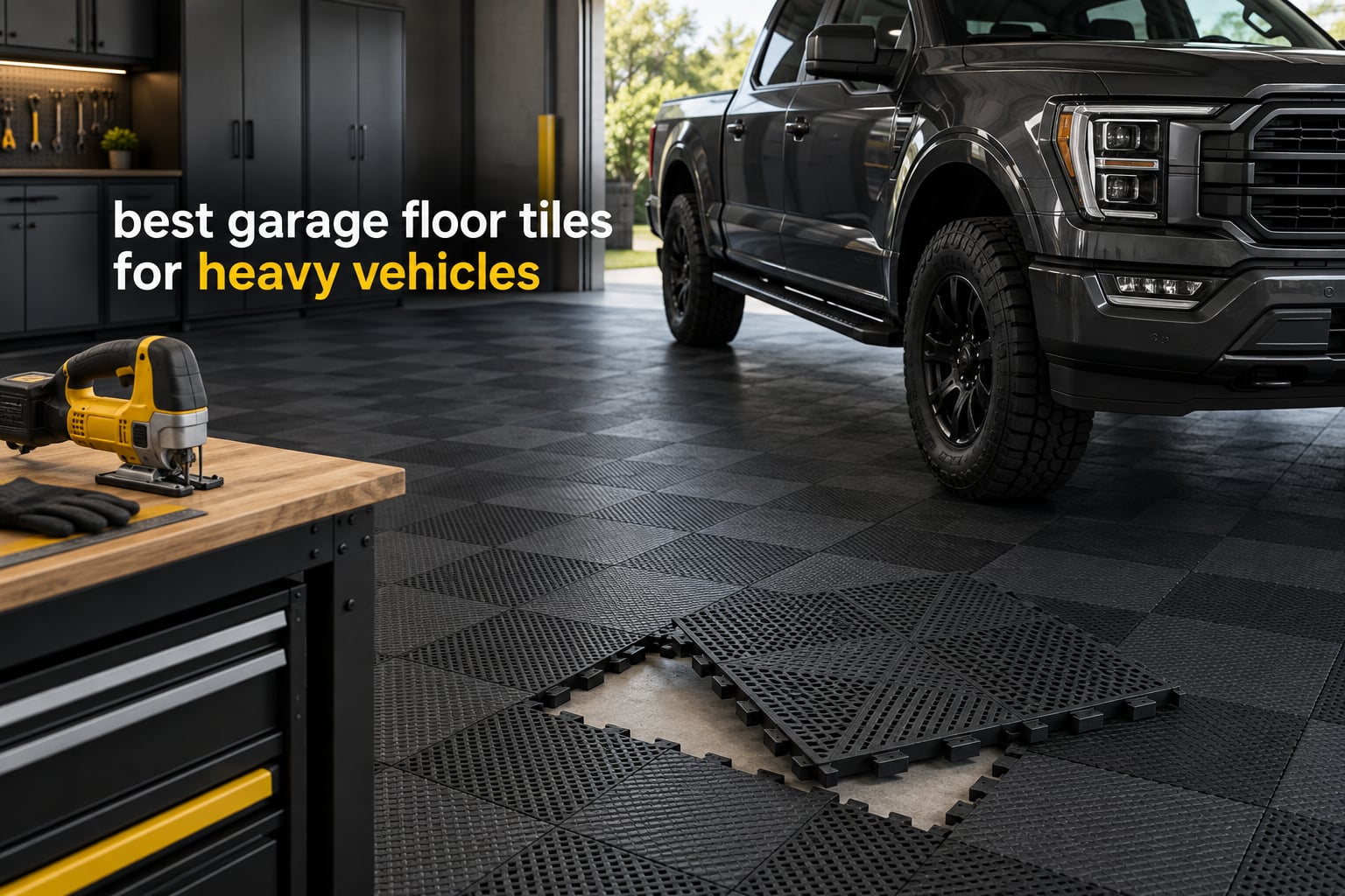best garage floor tiles for heavy vehicles