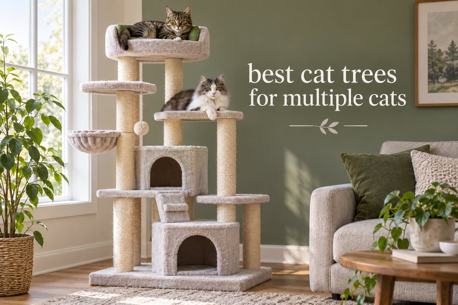 best cat trees for multiple cats