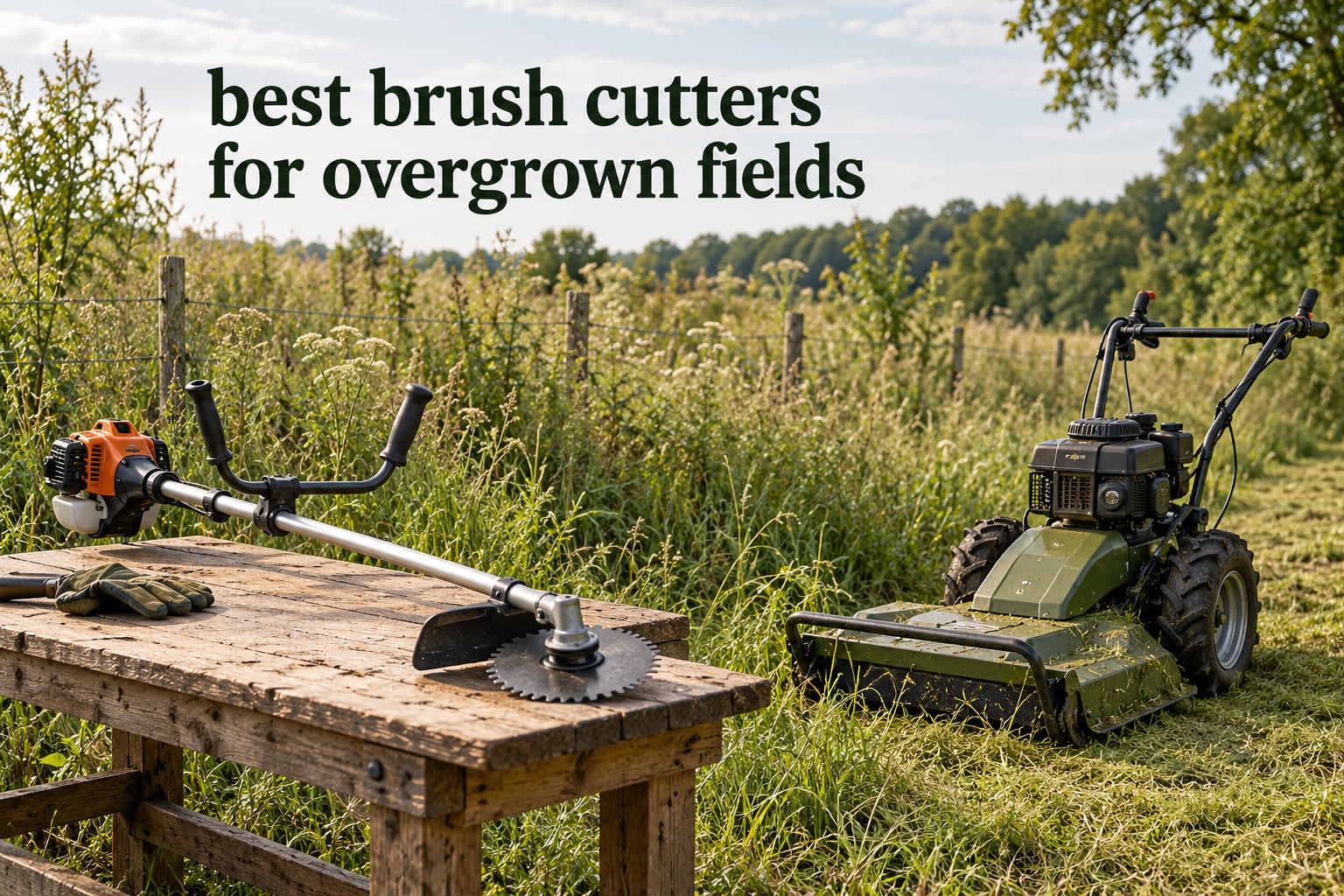 best brush cutters for overgrown fields