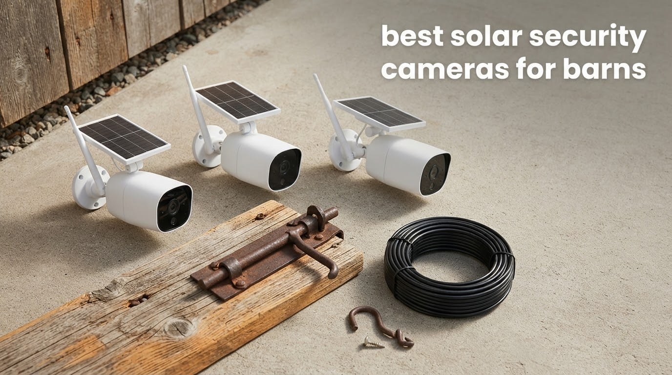 best solar security cameras for barns