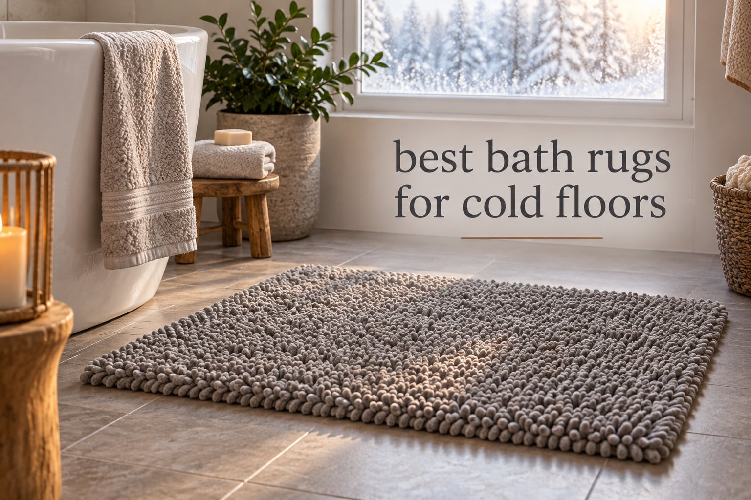 best bath rugs for cold floors