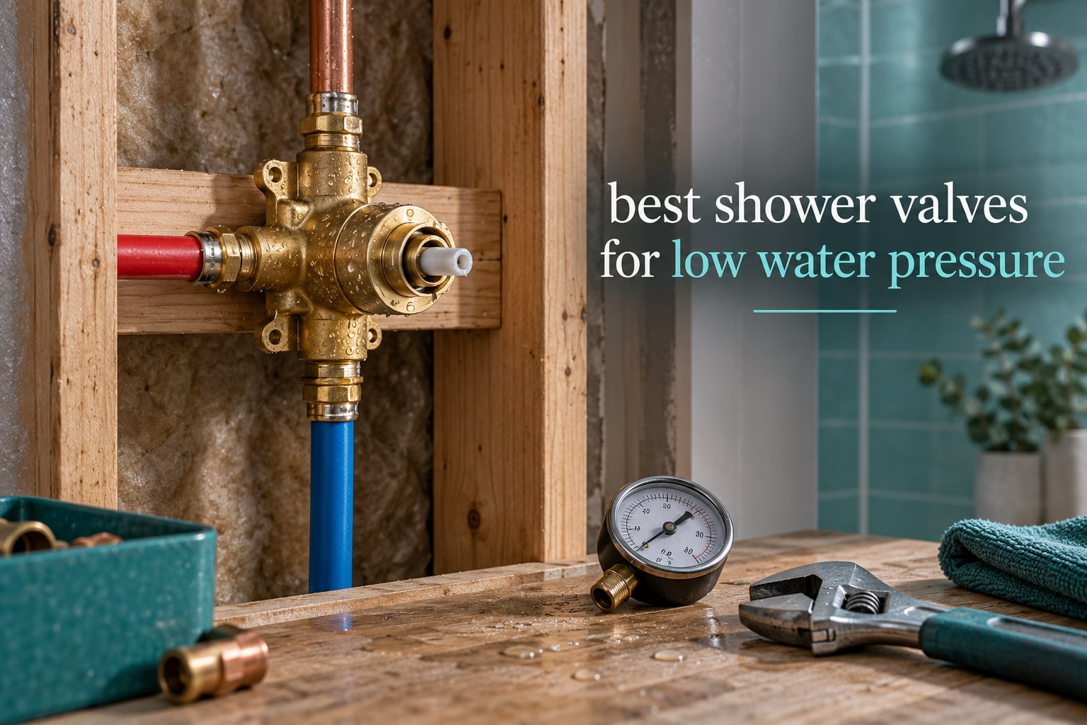 best shower valves for low water pressure