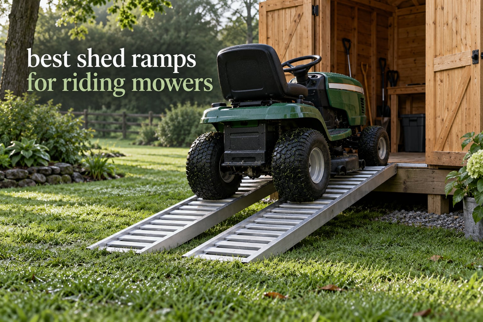 best shed ramps for riding mowers