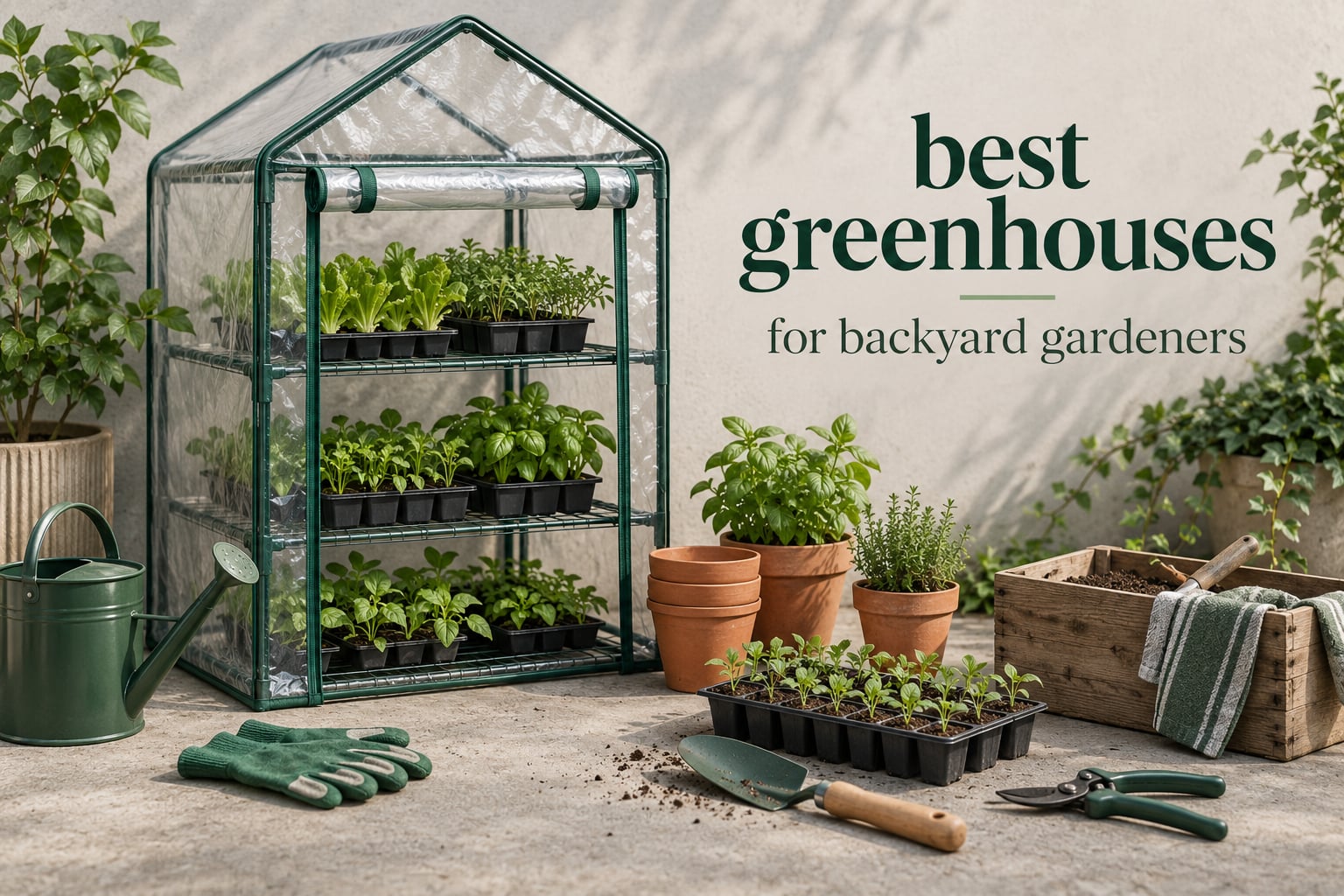 best greenhouses for backyard gardeners