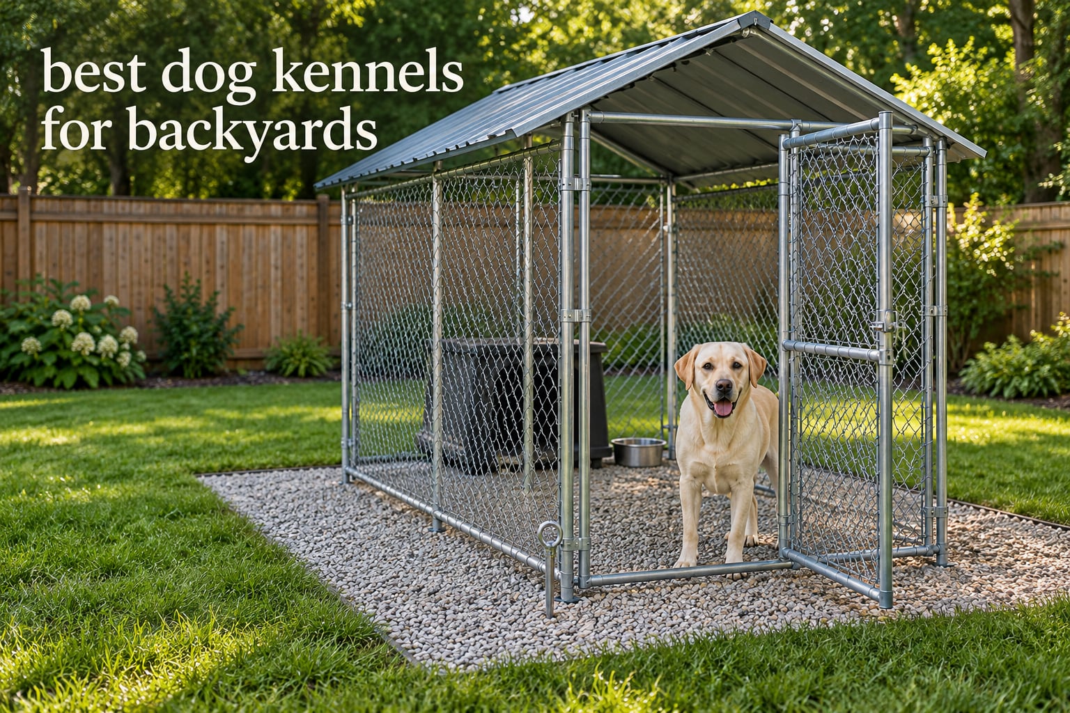 best dog kennels for backyards