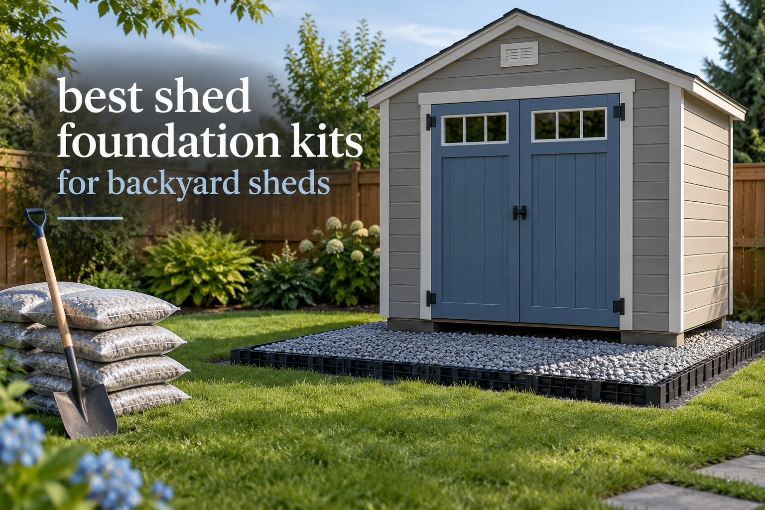 best shed foundation kits for backyard sheds