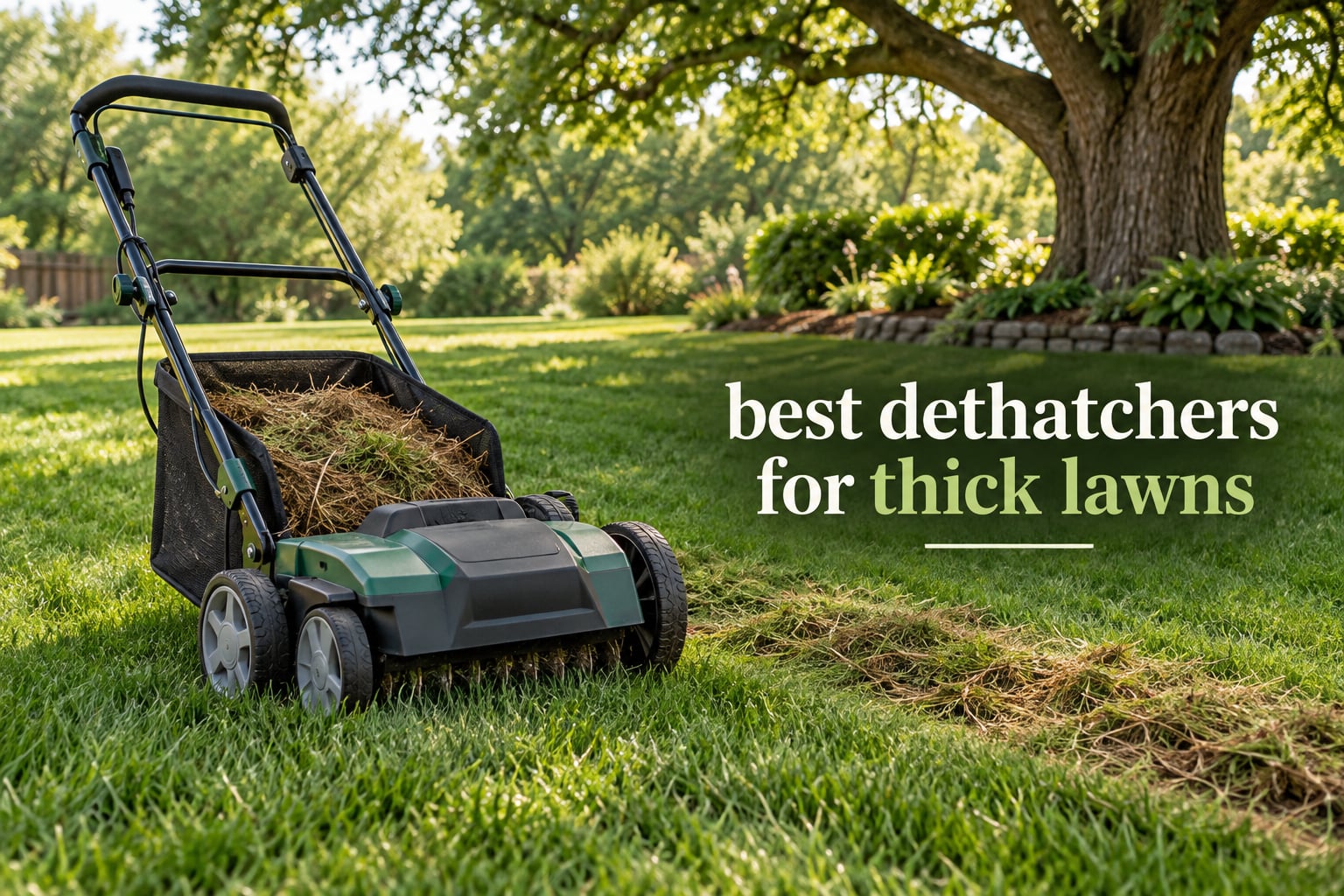 best dethatchers for thick lawns