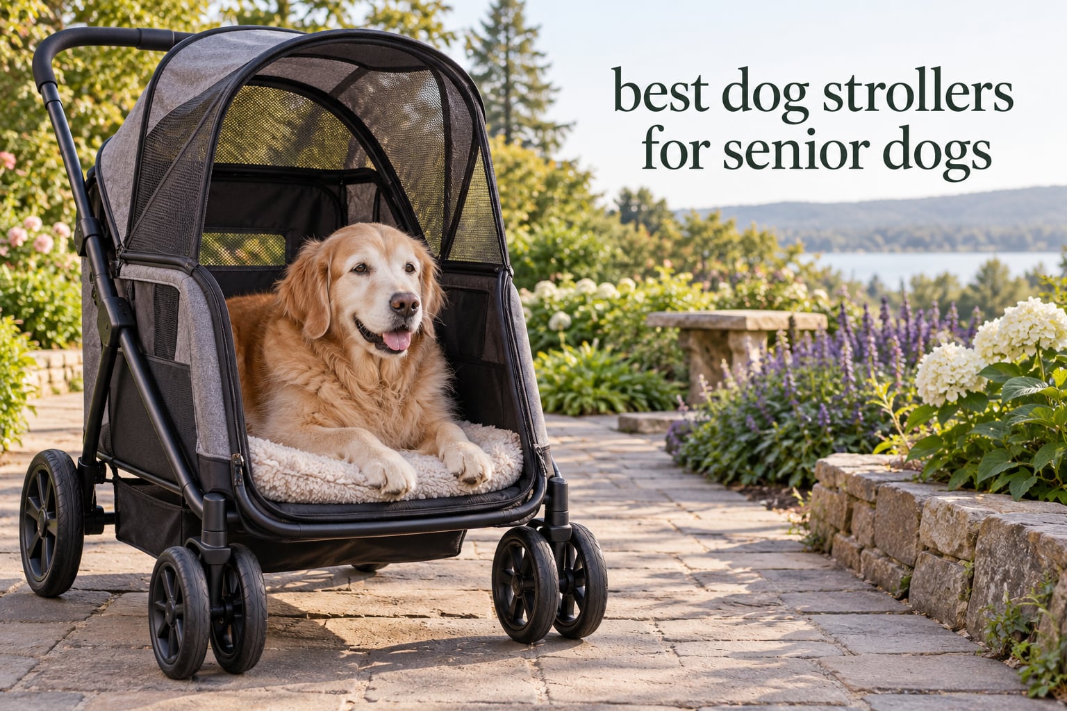 best dog strollers for senior dogs