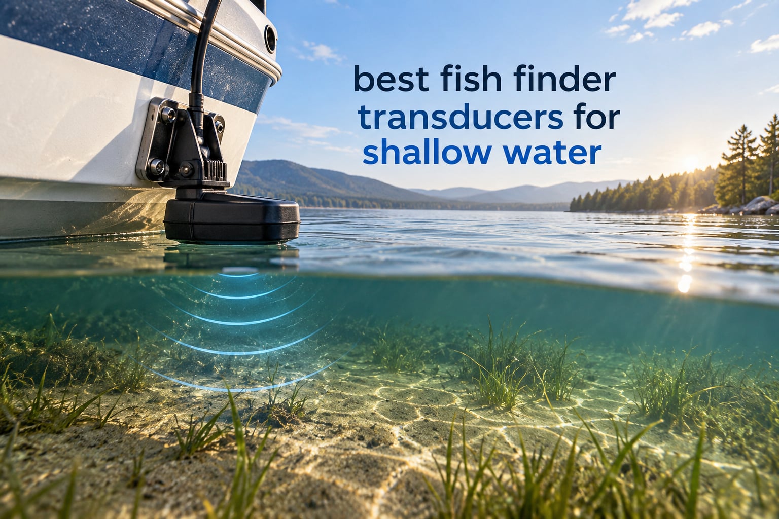 best fish finder transducers for shallow water