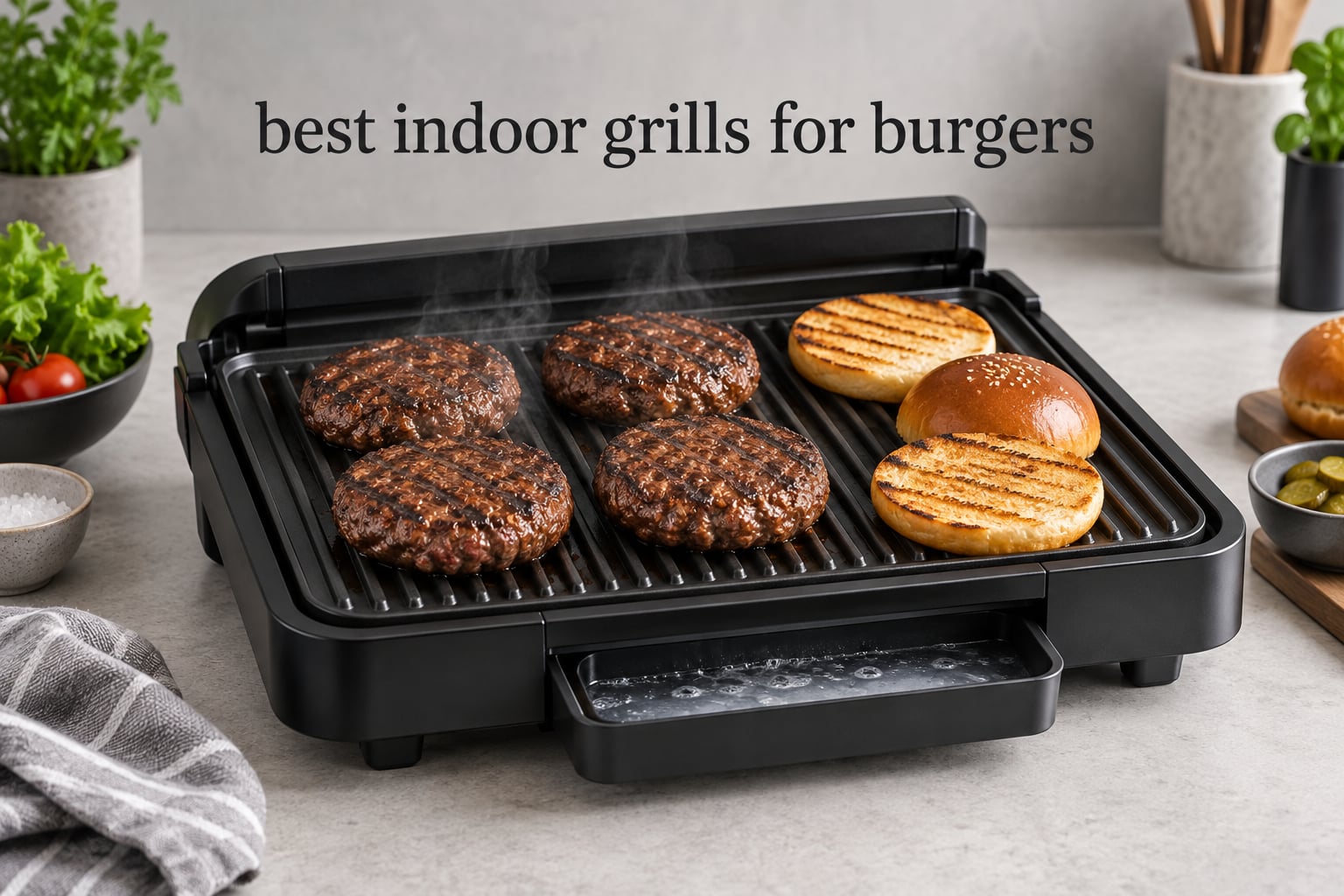 best indoor grills for burgers