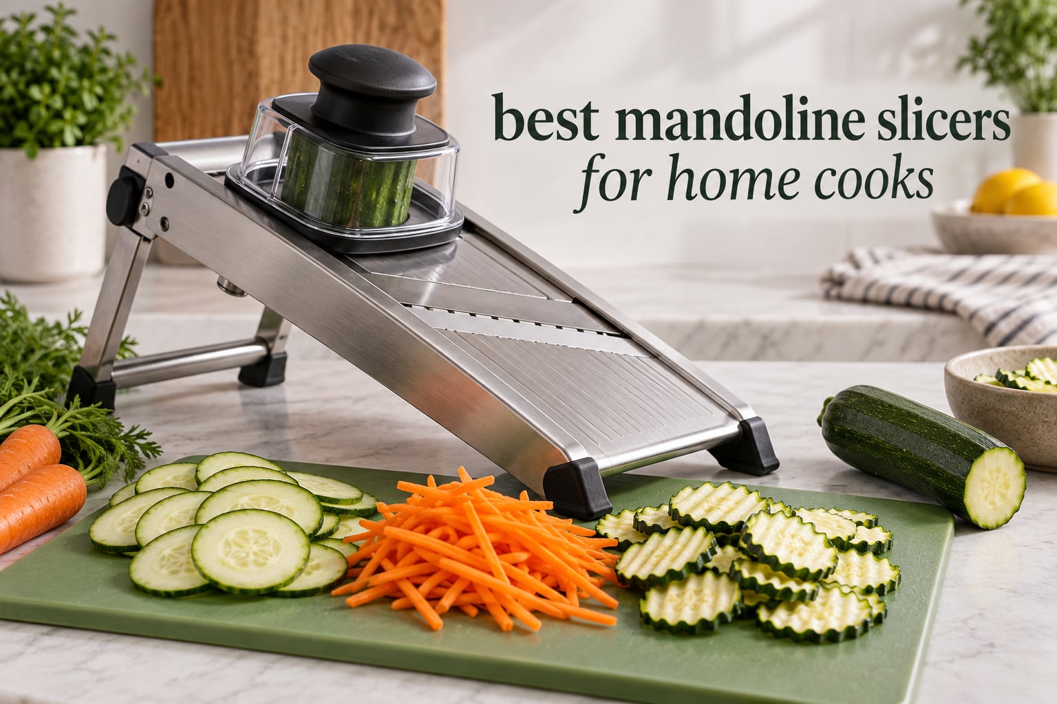 best mandoline slicers for home cooks