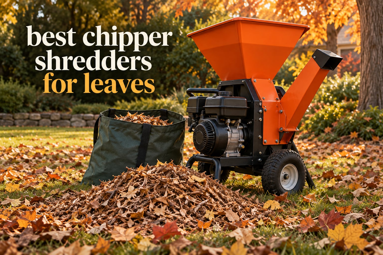 best chipper shredders for leaves