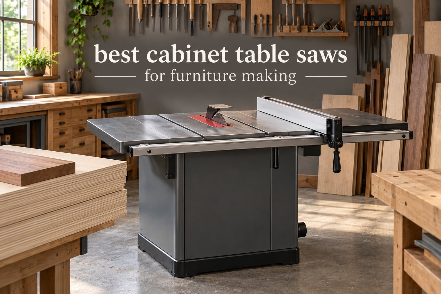 best cabinet table saws for furniture making