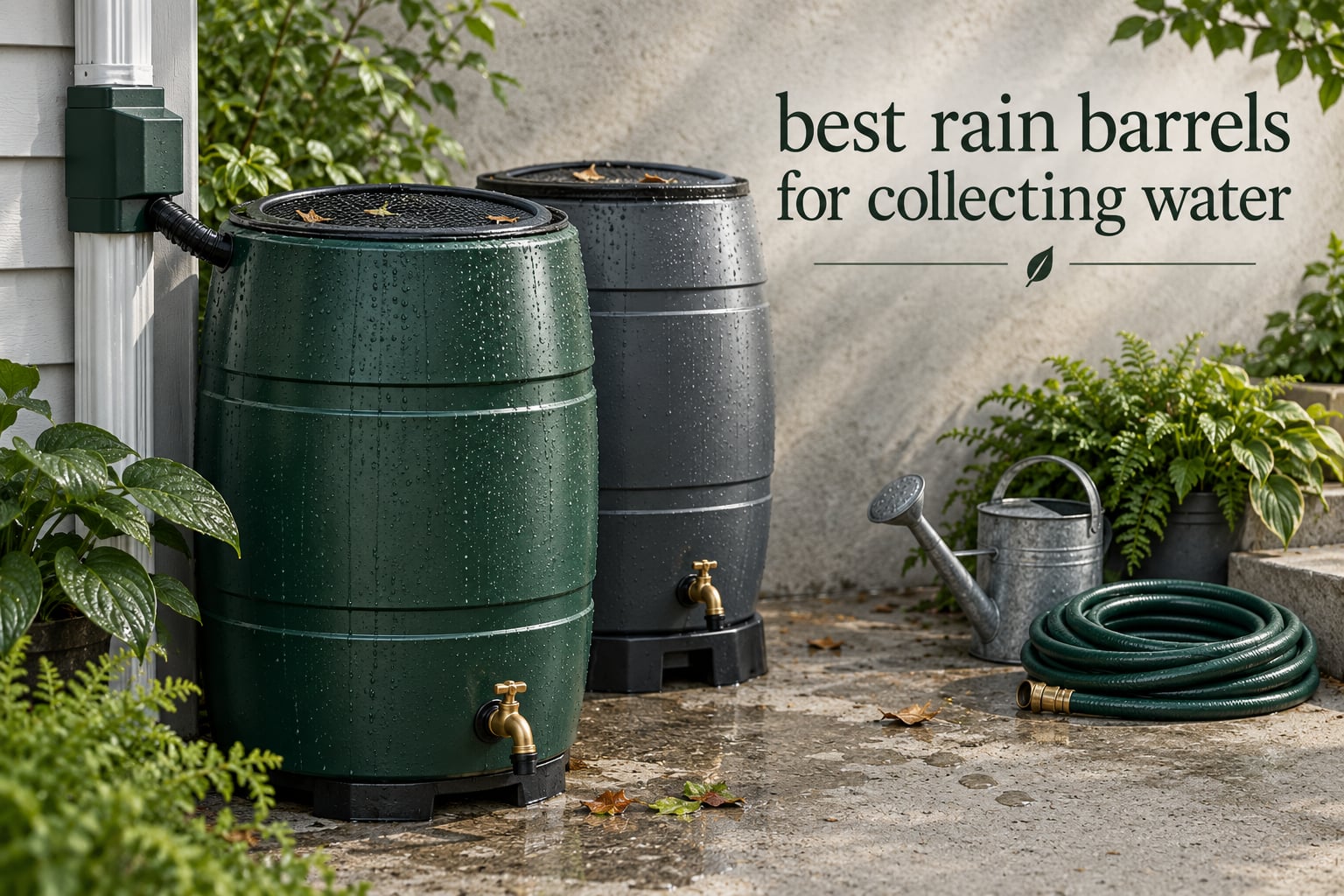 best rain barrels for collecting water